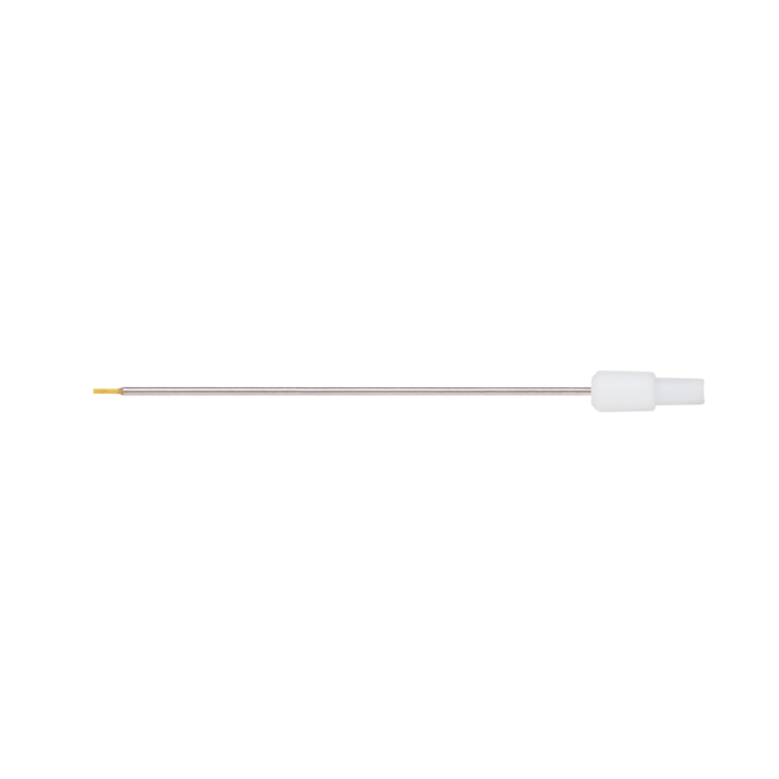 Backflush Needle with tapered tip from 23 gauge/0.6 mm to 27 gauge/0.4 mm for use with classic DORC backflush handpiece.