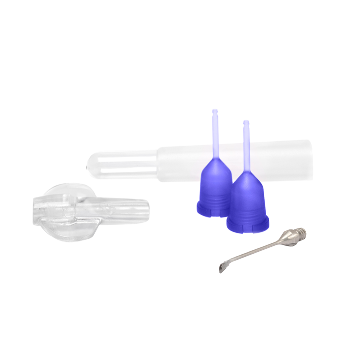MICS 1.8 mm Disposable phaco set with 45° angled flared needle