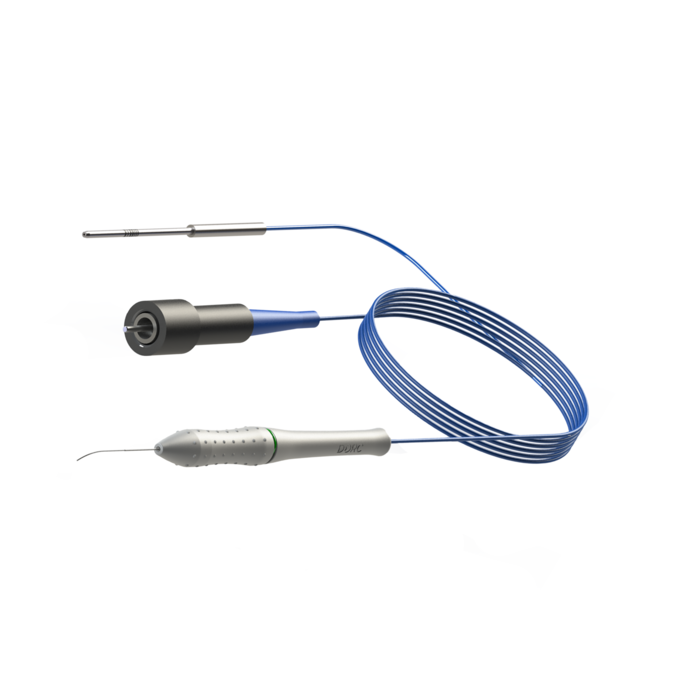 Illuminated Stepped Laser Probe, Curved