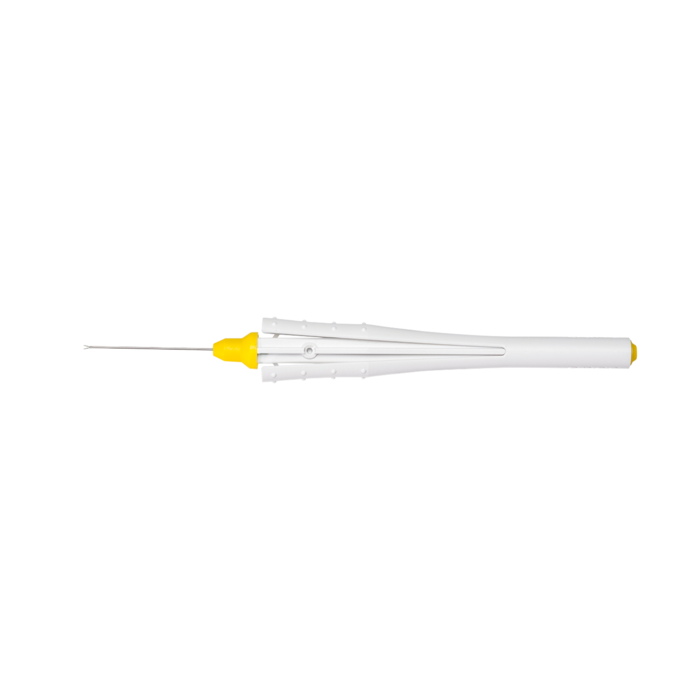 Disposable Microscissors: Hooked. (27 gauge / 0.4 mm)