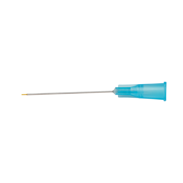 Backflush Needle with tapered tip from 23 gauge/0.6 mm to 27 gauge/0.4 mm and luer lock connector for use with 1281.C handpiece.