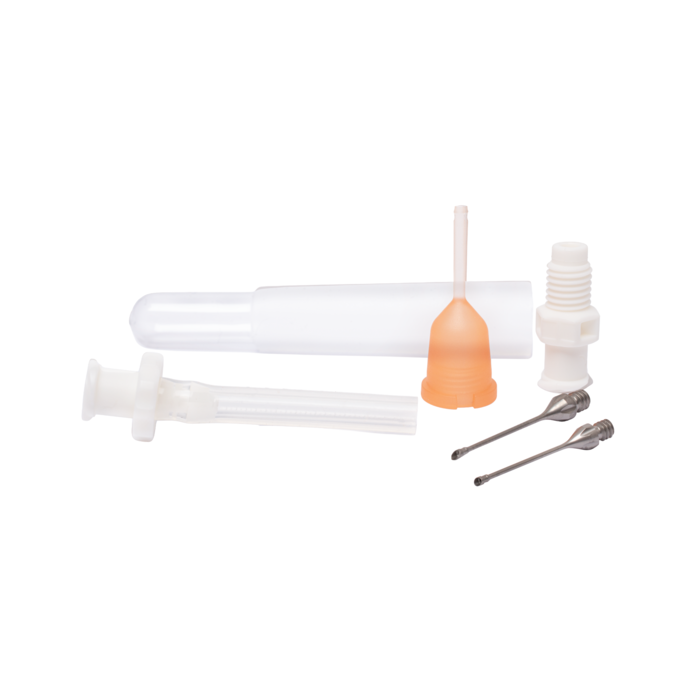 2.2 mm Reusable phaco set with 30° straight flared needle
