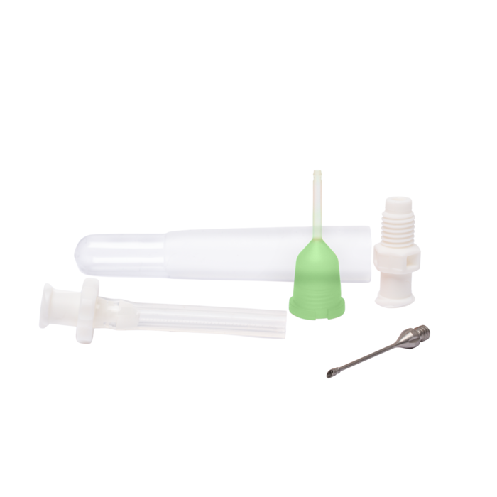 2.8 mm Reusable phaco set with 45° straight flared needle