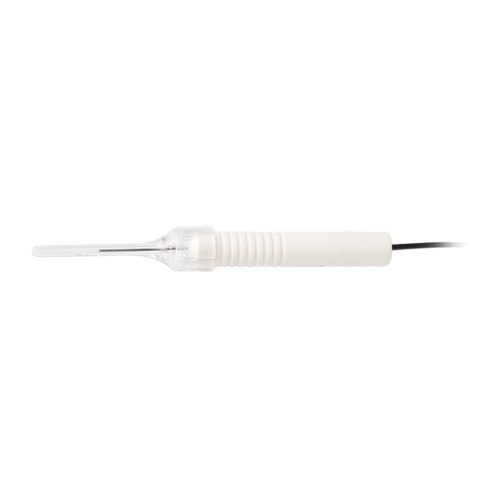 Endoillumination Probe, including illuminated scleral depressor.(23 gauge / 0.6 mm)