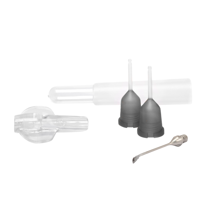2.4 mm Disposable phaco set with 45° angled flared needle