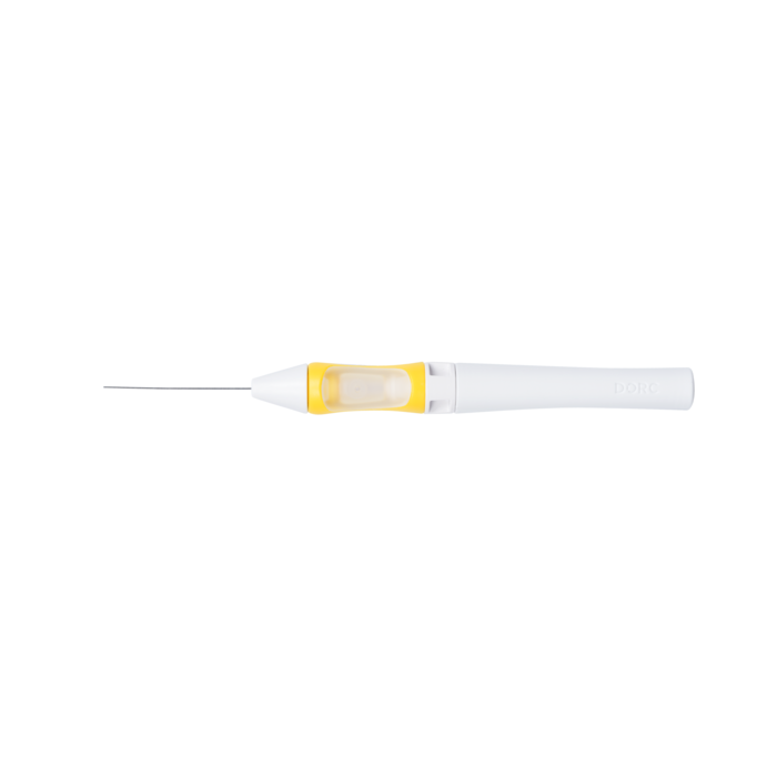 Backflush Instrument with 27 Ga / 0.4 mm blunt needle and active aspiration