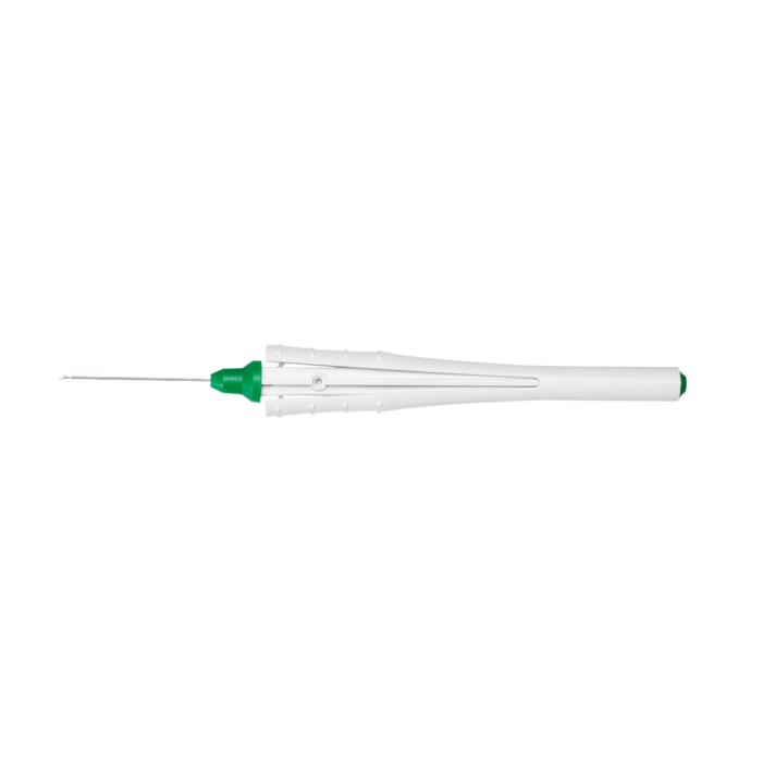 Disposable Microscissors: Curved. (23 gauge/0.6 mm)