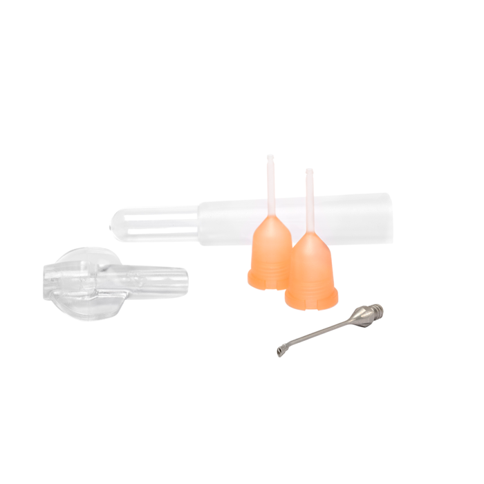 2.2 mm Disposable phaco set with 30° angled flared needle