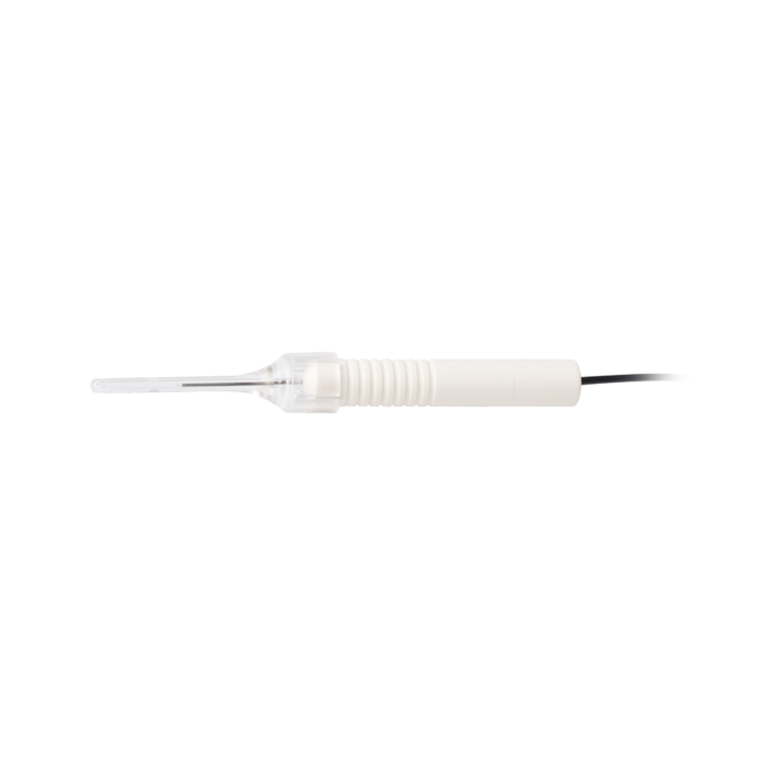 TotalView Endoillumination Probe, including illuminated scleral depressor.(20 gauge / 0.9 mm)