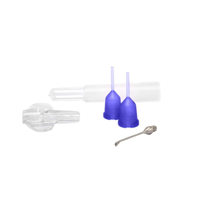 MICS 1.8 mm Disposable phaco set with 30° angled flared needle