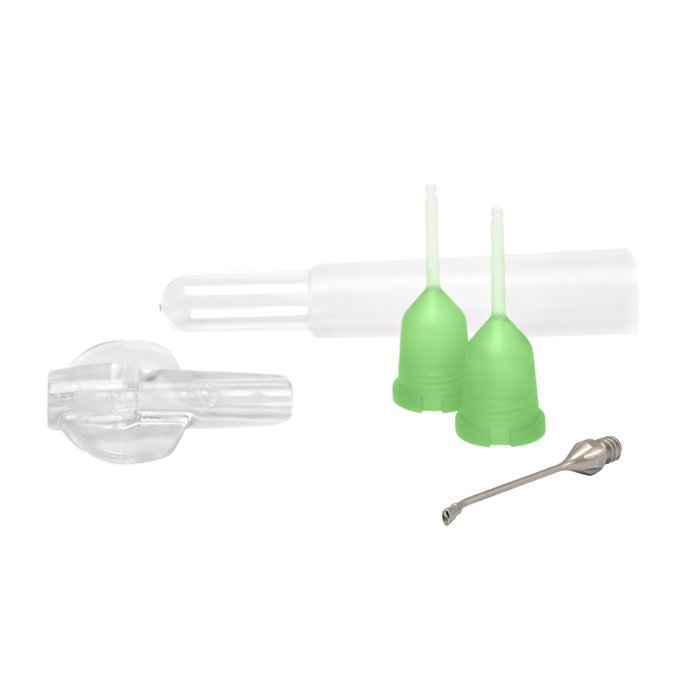 2.8 mm Disposable phaco set with 30° angled flared needle