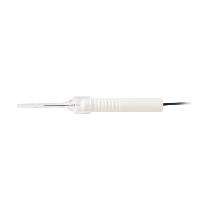Endoillumination Probe, including illuminated scleral depressor. (27 gauge / 0.4 mm)
